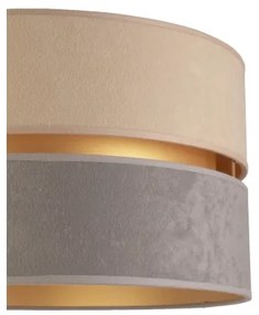 Lampadar Duolla DUO 1xE27/60W/230V d. 44 cm bej/gri/wenge