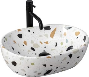 Lavoar pe blat Rea Amelia Terazzo 48 cm