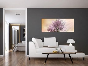 Tablou - Copacul înflorit în deal (120x50 cm)