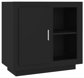 811827 vidaXL Servantă, negru, 80x40x75 cm
