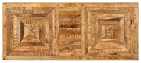 Masa de scris, 118 x 50 x 75 cm, lemn masiv de mango