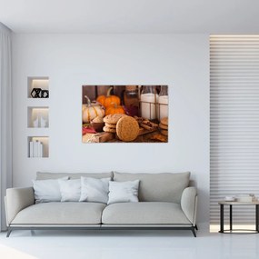 Tablou - Biscuiți de toamnă (90x60 cm)