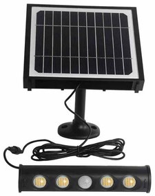 Lampă solară LED de perete cu senzor mișcare LED/8W/3,7V 4000 mAh 4000K IP65