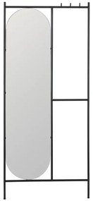 Oglindă de perete cu cuier 70x160,5 cm – Ixia