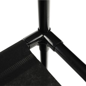 Raft multifuncţional pentru dulap, negru, EFREN