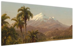 Tablou - Frederic Edwin Church, Tamaca Palms, reproducere (120x50 cm)