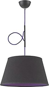 Lustra moderna negru/ purpuriu Lukka 369/1 LP