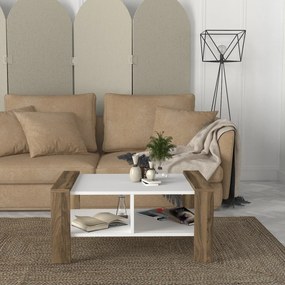 Măsuță de cafea Erica White Walnut