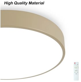 Brilagi - Lampă LED dimabilă pentru piscină, 48W, 230V, 3000–6000K, Ø 40 cm, bej + telecomandă