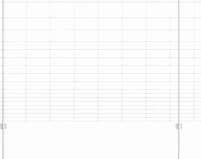 vidaXL Gard cu Stâlp Argintiu 1,5 x 25 m Oțel