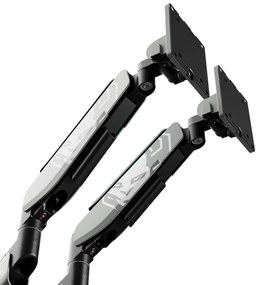 Suport dublu pentru monitoare de 49 de inchi, gri-negru RGB X-Arm Dual