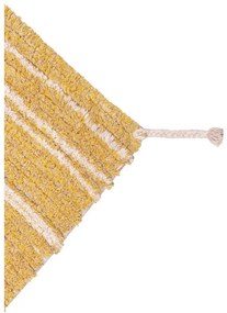 Covor galben ocru din bumbac 80x140 cm Twin Amber – Lorena Canals