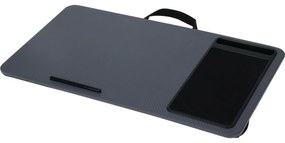 Masă laterală pentru laptop, gri , 57,5 x 4 x 30,5cm, MDF