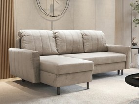 Colțar Honolulu 145 Cutie de pat, 230x140x94cm, 118 kg, Picioare: Plastic, Metalic