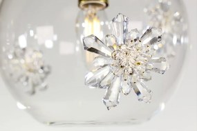 Lustra LUX decorativ fulgi de zapada din cristal SNOWFLAKE 02B