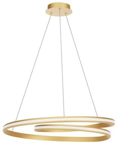 Redo 01-4364 - Lustră LED dimabilă TORSION pe cablu, 60W/230V, auriu