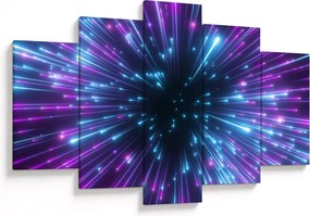 Tablou - Spațiu neon (150x105 cm)