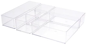 Organizer pentru cosmetice, accesorii, bijuterii - 6 compartimente