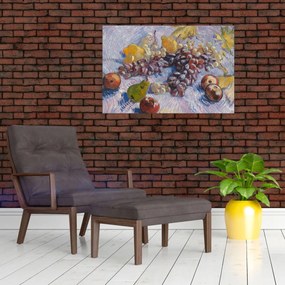 Tablou - Vincent van Gogh, Grapes, Lemons, Pears, and Apples, reproducere (90x60 cm)