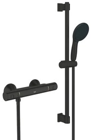 GROHE 345972431 - Baterie de duș termostatică PRECISION START 12” 60 cm, neagră