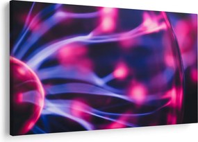 Tablou abstract mov (90x60 cm)