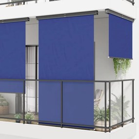 Copertina laterala de balcon, albastru, 170x250 cm Albastru, 170 x 250 cm