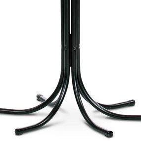Suport de haine din metal Peg negru, 188 cm