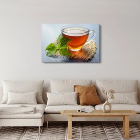 Tablou cu ceașca cu ceai (90x60 cm)