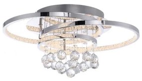 Plafonieră LED Paul Neuhaus 6267-17 ROTAZO LED/32W/230V d. 45 cm crom