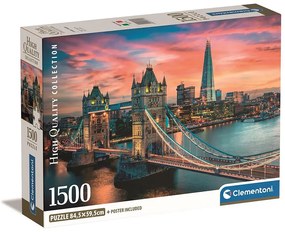 Orașe Twilight Puzzle compact 1500 de piese London Clementoni