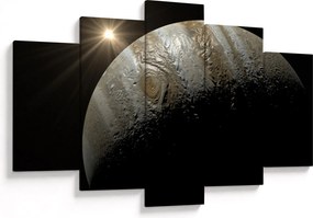 Tablou cu planetă în cosmos (150x105 cm)