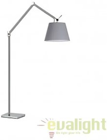 Lampadar directionabil design modern ZYTA L ALU gri