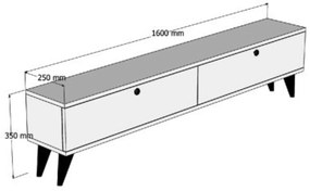 Măsuță TV Paris Walnut
