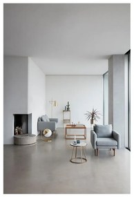 Set 2 ghivece pe piedestal Hübsch Gardo, arămiu