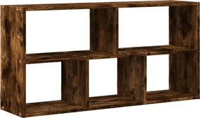 vidaXL Raft de perete, stejar fumuriu, 100x25x50 cm, lemn prelucrat