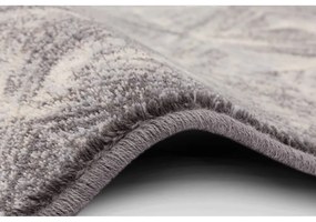 Covor gri din lână 200x300 cm Moire – Agnella