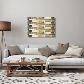 Tablou pe sticlă - Decor cu texturi (70x50 cm)