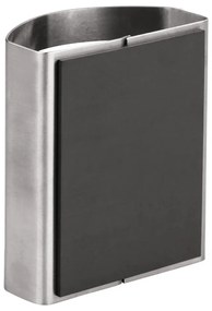 Suport magnetic din metal pentru creioane iDesign Forma, 5,5 x 10 cm