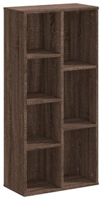 852795 vidaXL Bibliotecă, stejar maro, 50x25x105 cm, lemn prelucrat