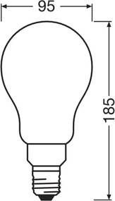 Bec LED dimabil STAR E27/24W/230V 2700K - Osram