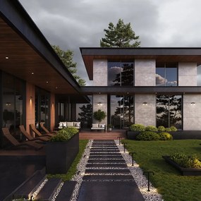 Aplica LED iluminat exterior modern IP65 Sleek