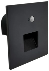 Brilagi Lampă LED de scară JACK cu senzor, 3W, 230V, 3000/4000/6500K, negru