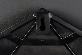 Oglinda de perete decorativa Diamond 60cm, negru