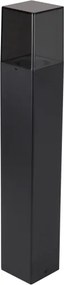 Lampă de exterior 1xE27/40W/230V IP44 50 cm neagră/fumurie