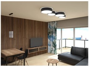 Plafonieră Sollux Atis Ceiling, negru