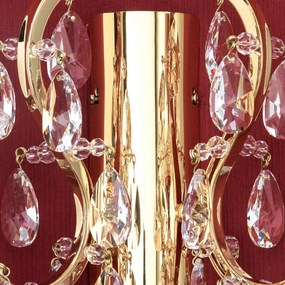 Aplica de perete de lux cristal Scholer Hirohito 2L 24K gold plated