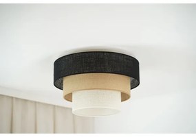 Brilagi - Lustr ASPEN LUNETA 1xE27/15W/230V pr. 45 cm negru/bej/crem