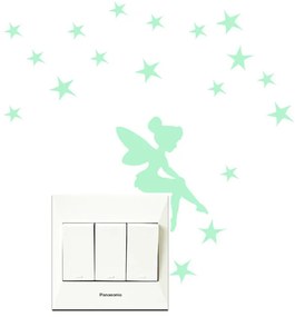Sticker intrerupator Glow in the Dark Fairy