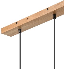 Lustră pe cablu Brilagi WOODY BASKET 2xE27/60W/230V stejar