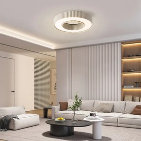 Brilagi – Plafonieră LED dimabilă LUMIX, 48 W, 230 V, 3000–6000 K, bej, Ø 50 cm, telecomandă inclusă
